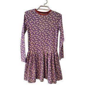 Mini Boden dress girls 11 12 Dachshund dog pockets